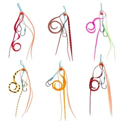 50 Uds Kabura Snapper falda de silicona anzuelo de asistencia anzuelo de jigging anzuelo de pesca de mar anzuelo de pesca con cabeza súper fuerte 13 #