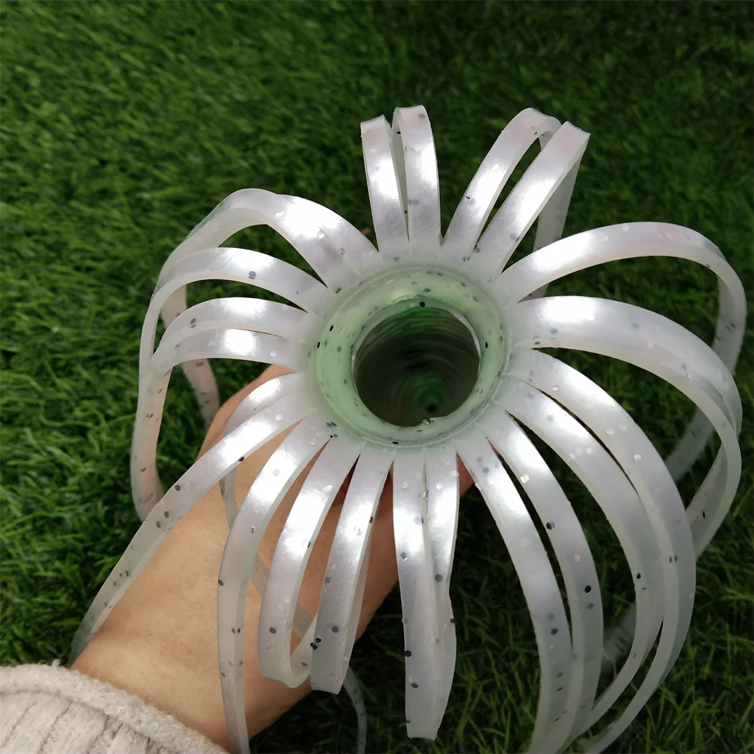 Señuelo blando de pesca biónico, 3 uds., 65g, gran juego, pulpo, pesca en aguas profundas, cebo Wobbler, falda de calamar, plantillas Wobbler, señuelo de atún de pesca suave - imagen 5