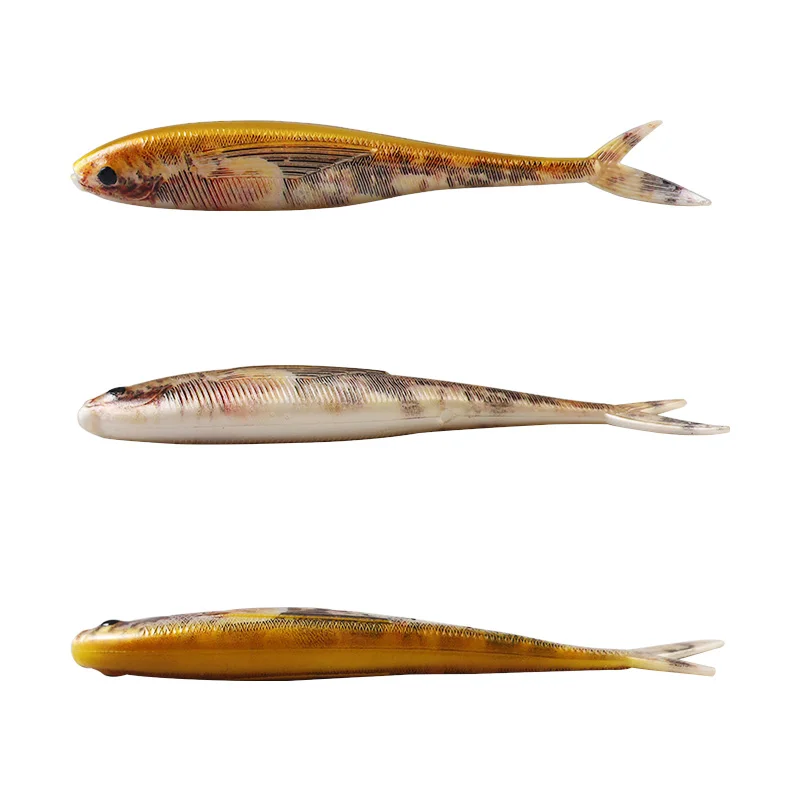 Señuelo de plástico suave para pesca de lubina, cebo 3D de 11g y 12,5 cm para curricán, atún, caballa, agua de mar, novedad de 2023 - imagen 4