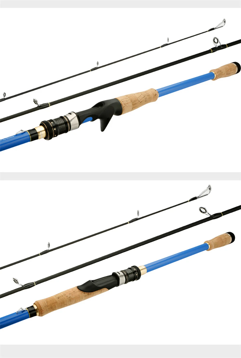 una caña de pesca de alta calidad diseñada para precisión y durabilidad