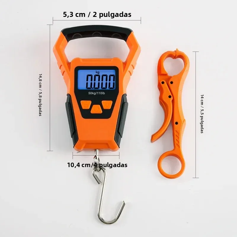 Báscula de Pesca Digital CHILENT IPX6 – 50kg con cinta métrica - imagen 4