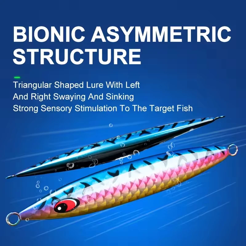 J116 250g 300g 400g 500g 600g juego grande de aguas profundas Trolling plantilla Vertical mariposa en alta mar Metal Jigging hundimiento palo señuelo - imagen 5