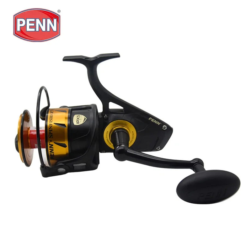 100% Original PENN Spinfisher VI SSVI 2500-10500 carrete de pesca giratorio con cuerpo de Metal 5 + 1BB IPX5 diseño sellado agua salada de mar grande - imagen 3