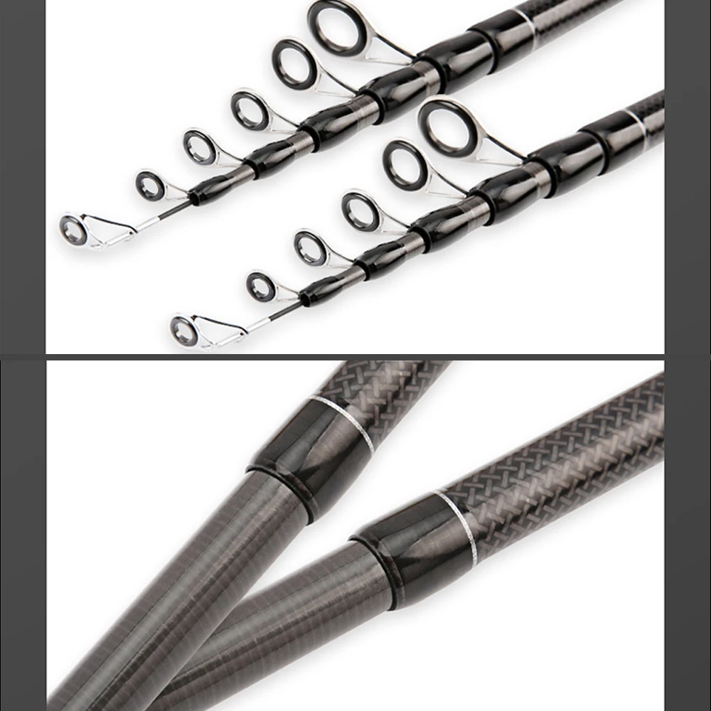 SIECHI-señuelo giratorio ultraligero, caña de pescar en roca, 1,8 M, 2,1 M, 2,4 M, 2,7 M, 3,0 M, Baitcasting de carbono, aparejos de pesca para viajero rápido - imagen 4