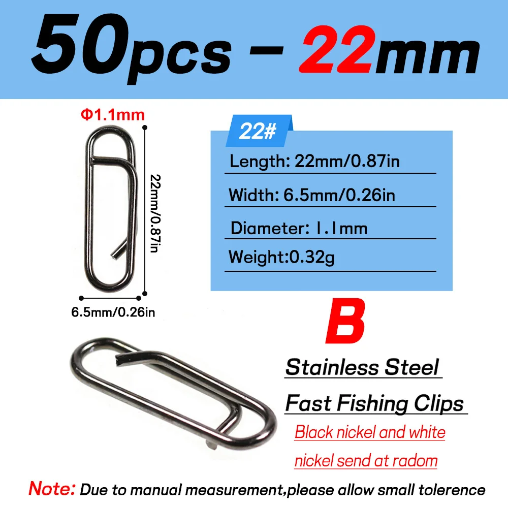 fast clips 22mm