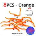 8pcs orange