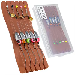 Texas Rig línea de carbono producto terminado manivela gancho forma de bala plomo cuchara de Metal accesorios de aparejos de pesca