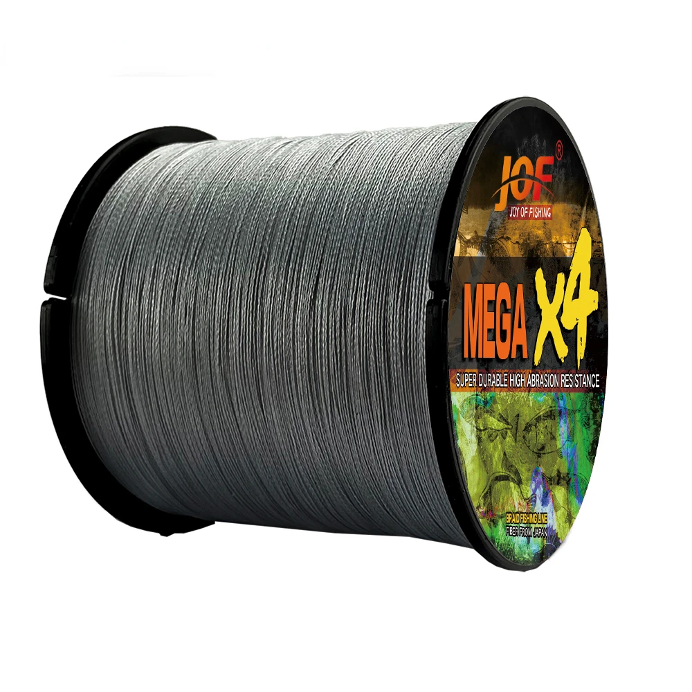 JOF-línea de pesca de PE trenzada de 4 hebras, 1000m, recién mejorada, 10, 12, 18, 28, 35, 40, 50, 60 y 80 libras, evita que la carpa muerda en la naturaleza - imagen 4
