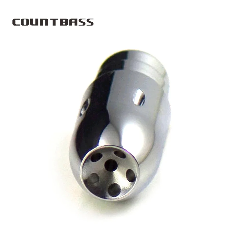 COUNTBASS 1,8 oz cabeza de chorro de bala de latón de níquel, señuelo de pesca de juego, señuelos Kinfish de atún Wahoo Marline Sailfish - imagen 5