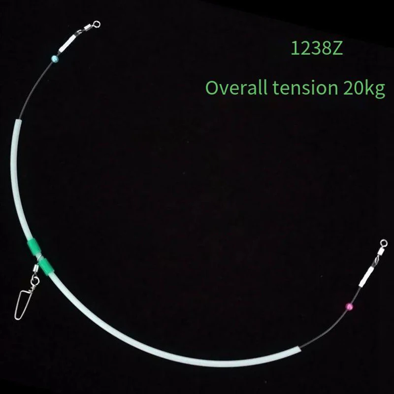 Anillo giratorio de alta velocidad PD, Juego de pesca de amarre central luminoso, antienredos, accesorios divisores de sedal de mar - imagen 3
