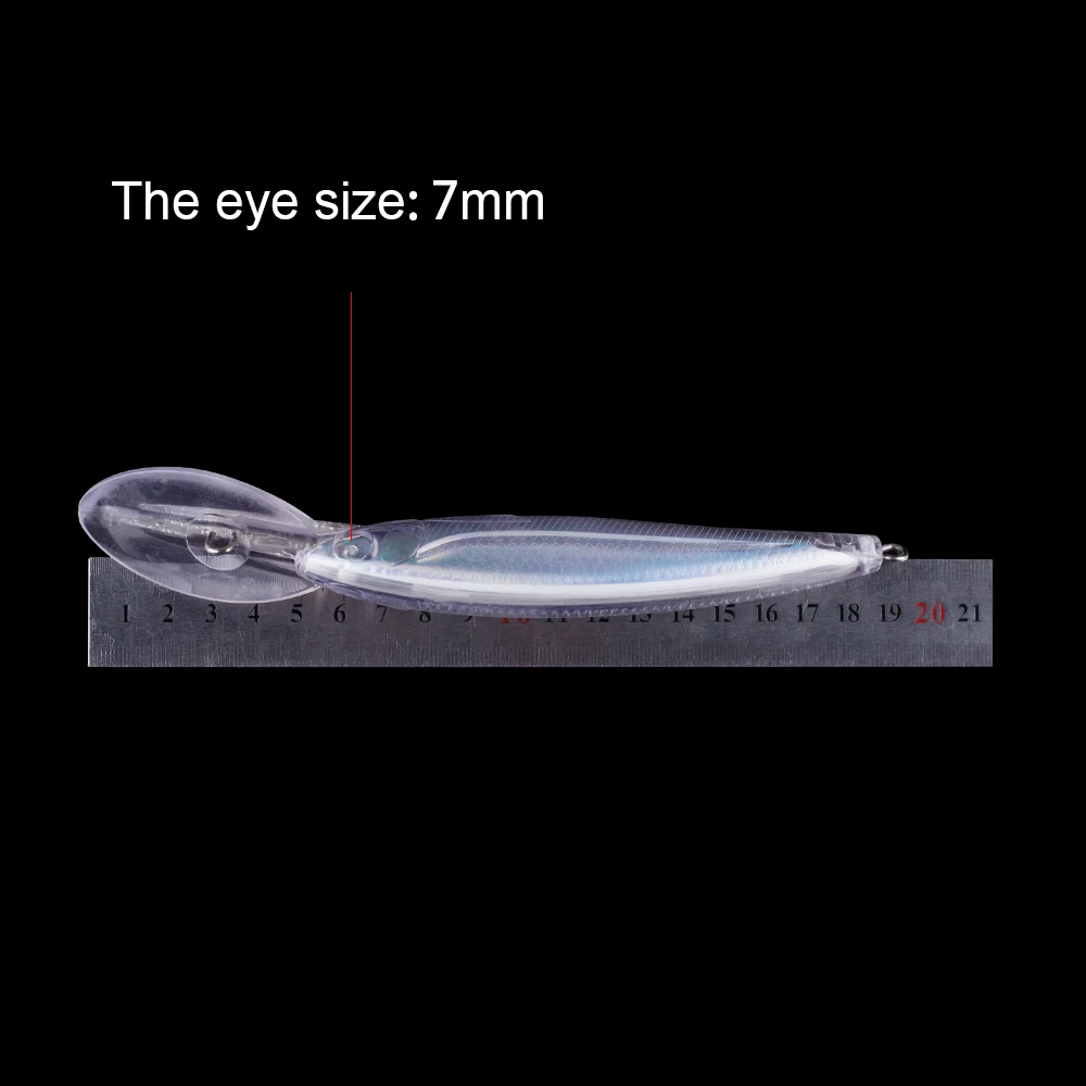 Hanlin-piscardo Artificial de plástico duro, 5/10 piezas, 19cm, 45G, sin pintar - imagen 2