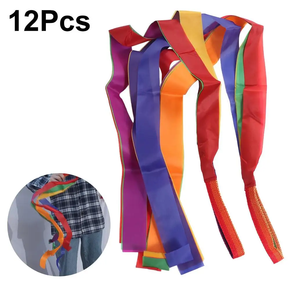 Cintas de gimnasia rítmica, cinta de Color para gimnasia artística, juguetes, cintas de baile de arcoíris, ejercicios, serpentina de arco iris de mano para niños - imagen 3