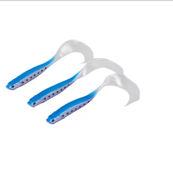 Señuelos blandos de pesca de 55mm, cebos de plástico artificiales de silicona, venta de liquidación ligera, suministros de pesca de alta calidad, nuevo