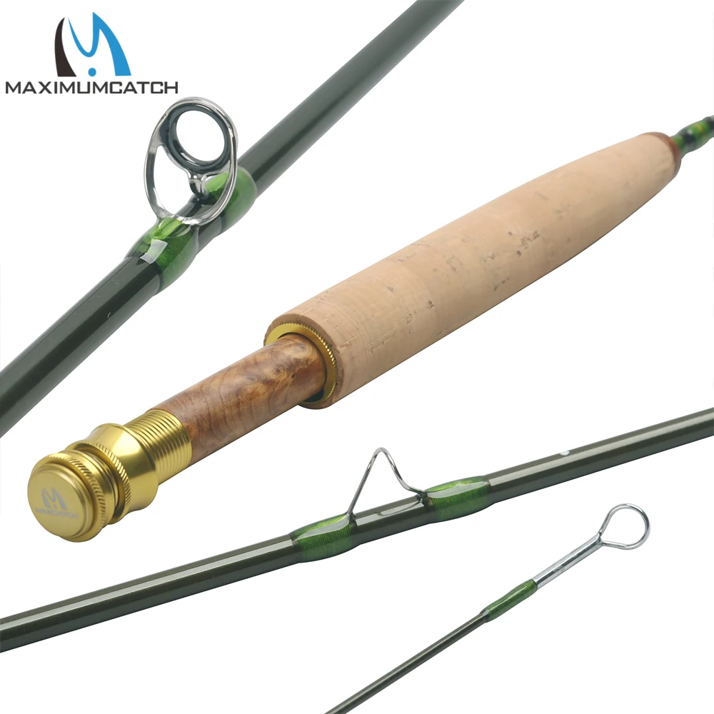 Caña de pescar con mosca Maximumcatch CHALK Stream 2/3wt 6,5/7,5 pies 40T fibra de carbono acción rápida caña de mosca seca definitiva - imagen 4