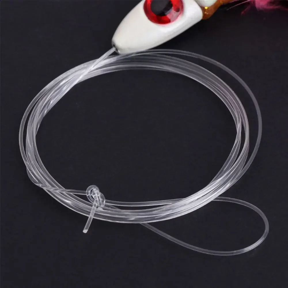 Cebo de pulpo de agua salada atado con gancho de pluma/gancho de cabeza de plomo, de cola larga Gancho de cuerda, falda de curricán, accesorios de señuelo, aparejos - imagen 5