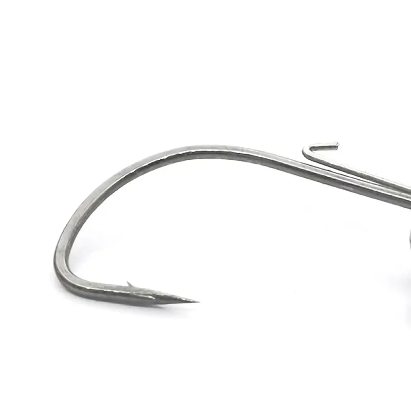 Señuelo de pesca NED, anzuelo con cabeza de anzuelo fuerte anticaída, ganchos de soporte auxiliar, pez mandarín, plomo, lubina, gusano, 5 uds. - imagen 5