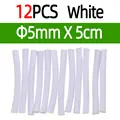 12pcs White 5mm