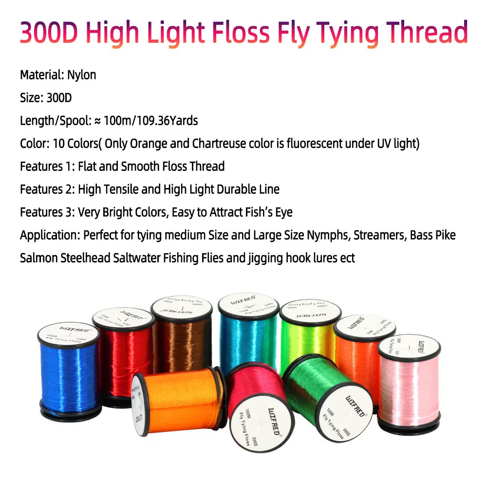 Hilo 300D para montaje de moscas – Ninfa y streamers - imagen 3