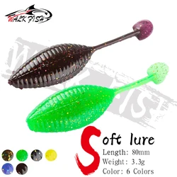 Walk Fish Señuelos blandos flotantes TPR – Cebo para lubina y lucio