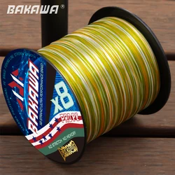 BAKAWA 8 hebras 300M hilo de pescar trenzado multifilamento PE para accesorios de pesca equipo de pesca suministros de pesca de carpa nuevo