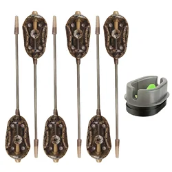 Alimentadores antienredos para carpas cambio rápido 20-60g pesca