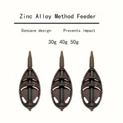 Kit Method Feeder en Línea – Aleación Zinc para Pesca de Carpa