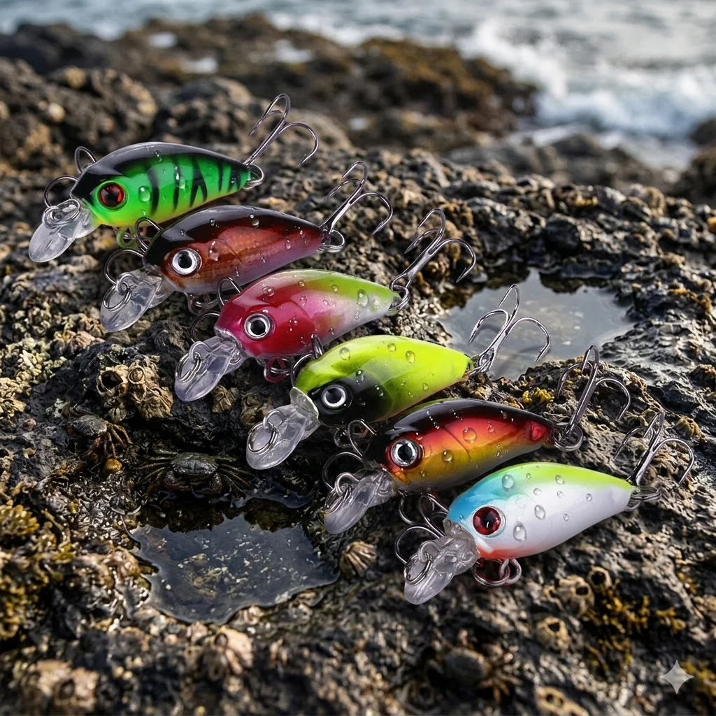 Señuelo Crankbait duro de buceo profundo para trucha, perca y lubina - imagen 5