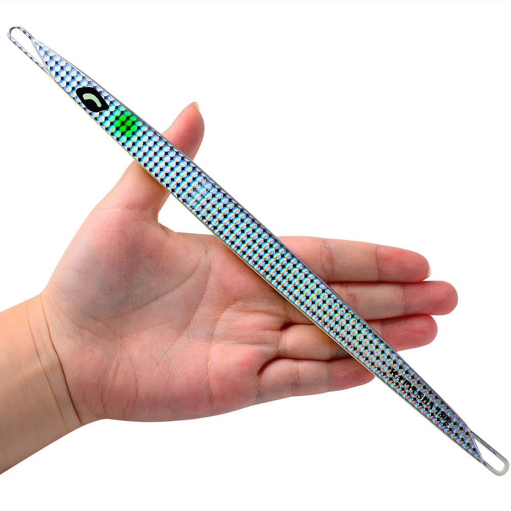 Señuelo de pesca con plantilla de Metal fundido de hundimiento rápido de aguas profundas, cuchara de Jigging de 60g-100g, plantilla de pesca rápida, equipo de pesca Vertical para barco - imagen 5