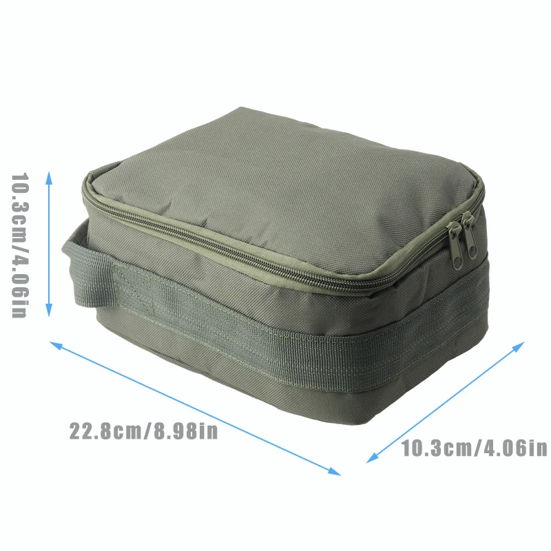 Bolsa de almacenamiento de carretes de pesca, paquete de aparejos de pesca para carretes de pesca giratorios, Estuche de transporte de aparejos de pesca - imagen 3