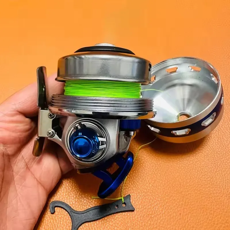 Carrete Spincast J39 – Bobina cerrada 6+1 rodamientos para pesca - imagen 5