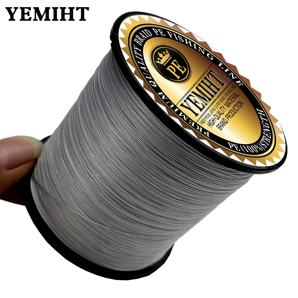 YEMIHT-líneas de Pesca trenzadas, 500M, 4 hebras, súper fuertes, multifilamento, para Pesca de carpa - imagen 5
