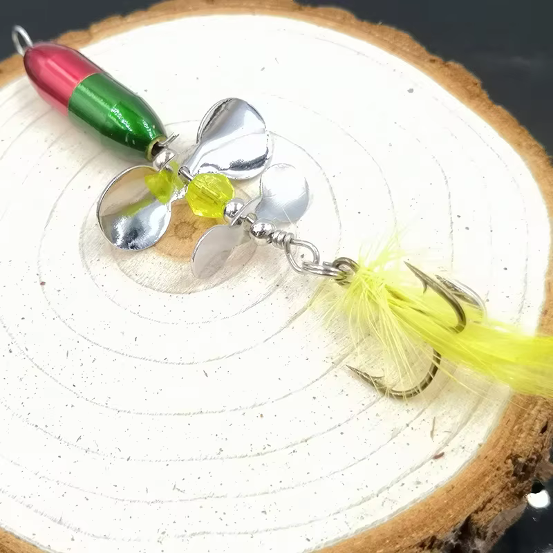 OUTKIT Doble Paleta Spinner para trucha - imagen 5