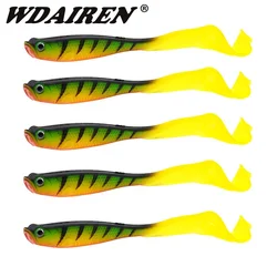 Swimbait vinilo para lubina con cola larga