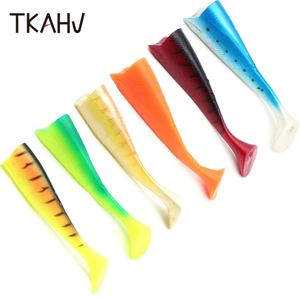 TKAHV-cebo de pesca de sábalo grande, cola en T, Artificial, silicona, Lucio, hundimiento, Jigging, Wobbler, aparejos de goma, 1 ud., 135mm, 50g - imagen 3