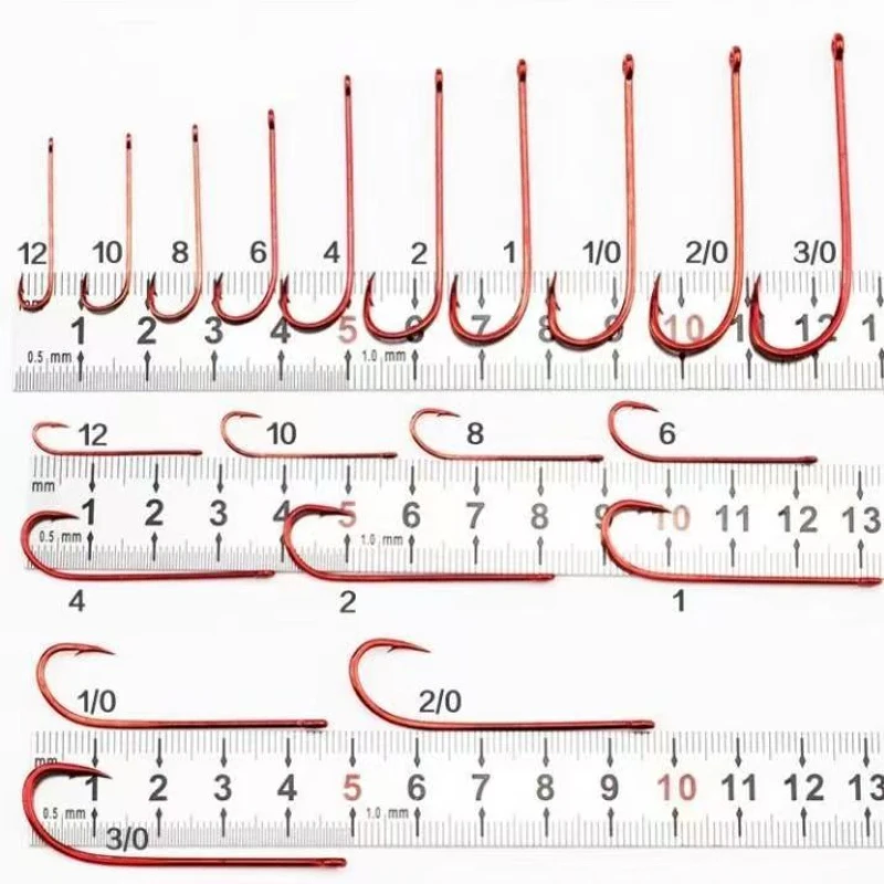 20 paquetes/lote de anzuelos de pesca de mar de gusano de sangre Mustad originales para cebo vivo largo 90234, anzuelos afilados con púas, anzuelos de Anguila Conger a prueba de herrumbre - imagen 4
