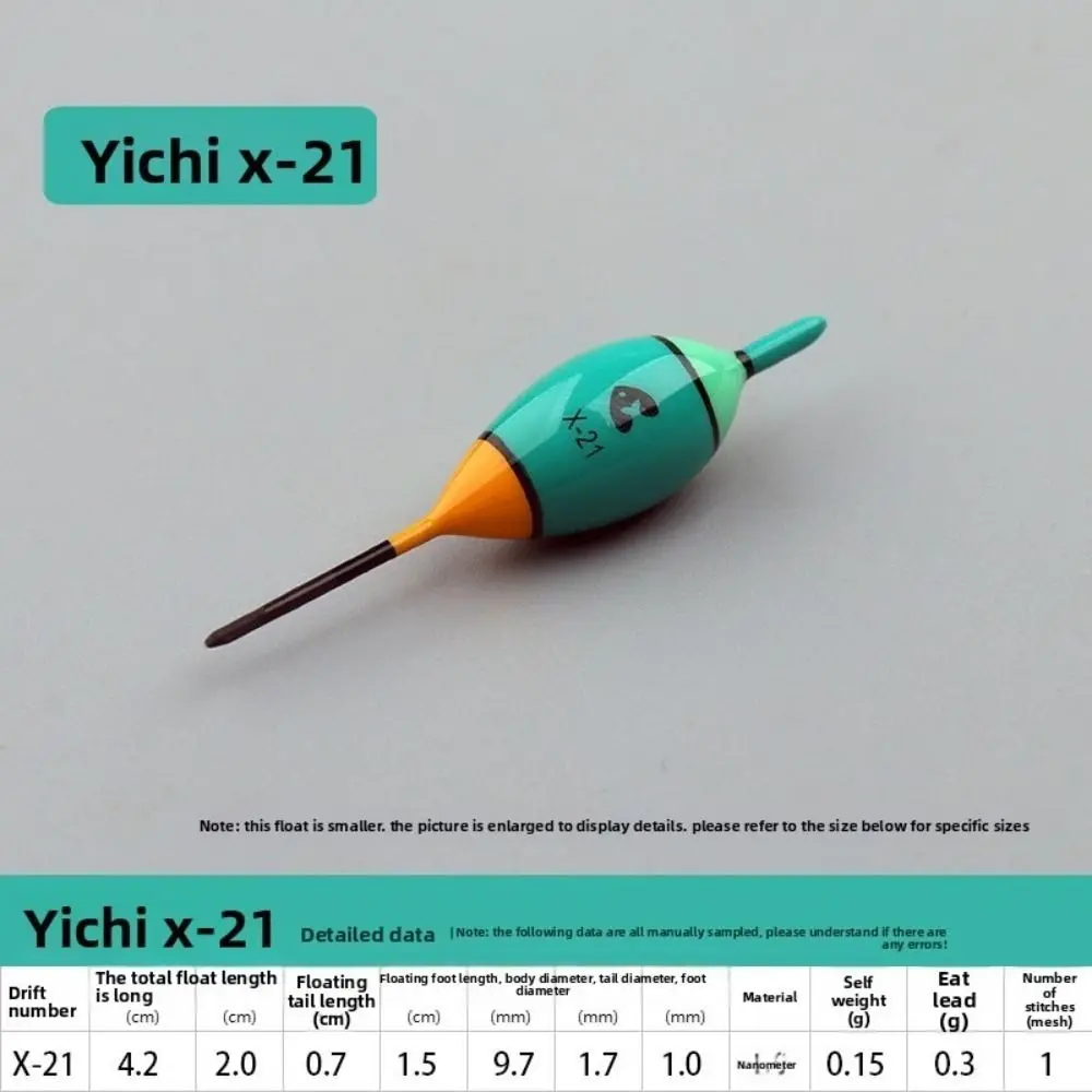 2 uds nuevos Mini flotadores de pesca mano de obra boya de pesca en el mar pesca en roca flotadores de agua dulce de doble propósito accesorio de pesca en hielo - imagen 4