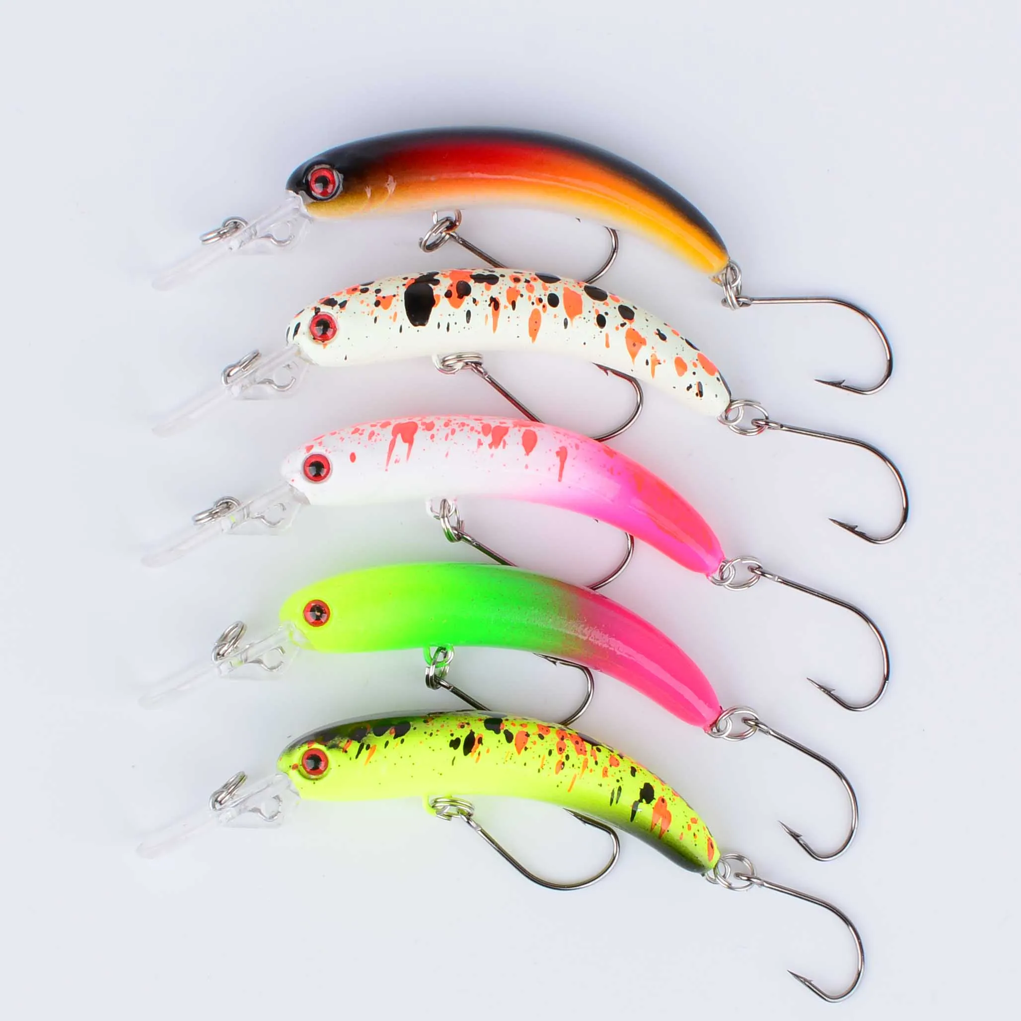 Señuelo de pesca Minnow, 6,5 cm/3,7g, cebo duro de hundimiento lento, plantilla Wobbler, Crankbait, aparejos de pesca SwimBait, 1 ud. - imagen 4