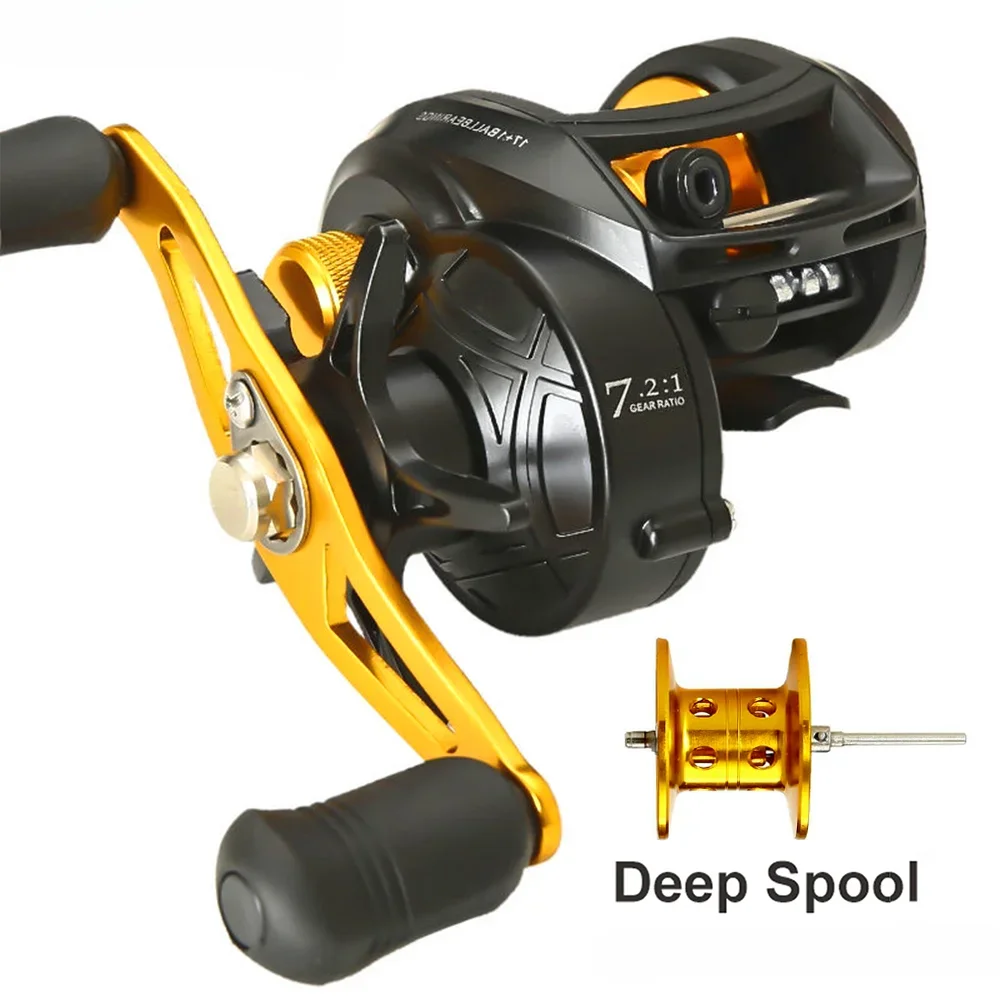 Kit profesional de caña de pescar y carrete, accesorio de fundición telescópica, ultraligero, relación de engranaje 1,6: 1, rueda para agua dulce, 2,4-7,2 m - imagen 5