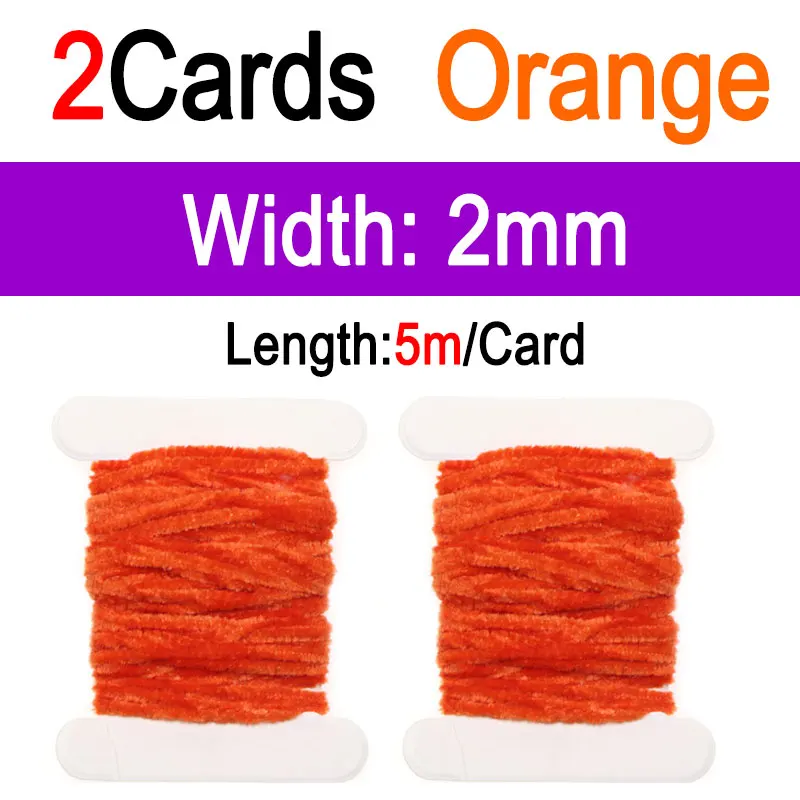 2pcs Orange 2mm