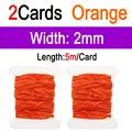 2pcs Orange 2mm