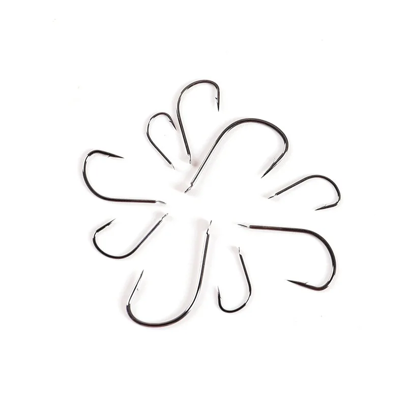 Maruto Fish Hook Stream 2323 Gancho de púas de acero japonés negro con alto contenido de carbono afilado 1-10 # - imagen 5