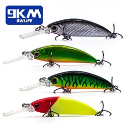 Crankbait buceo profundo pececillo realista con triples