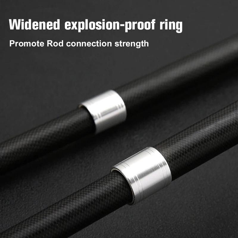 Goture-caña de Surf telescópica de carbono, caña de pescar superligera/dura de 4 secciones, para mar, para Surfcasting, fundición a tierra, 3,6 m-5,4 m - imagen 2