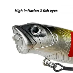 Bazooka Topwater – Señuelo superficie multicolor para pesca