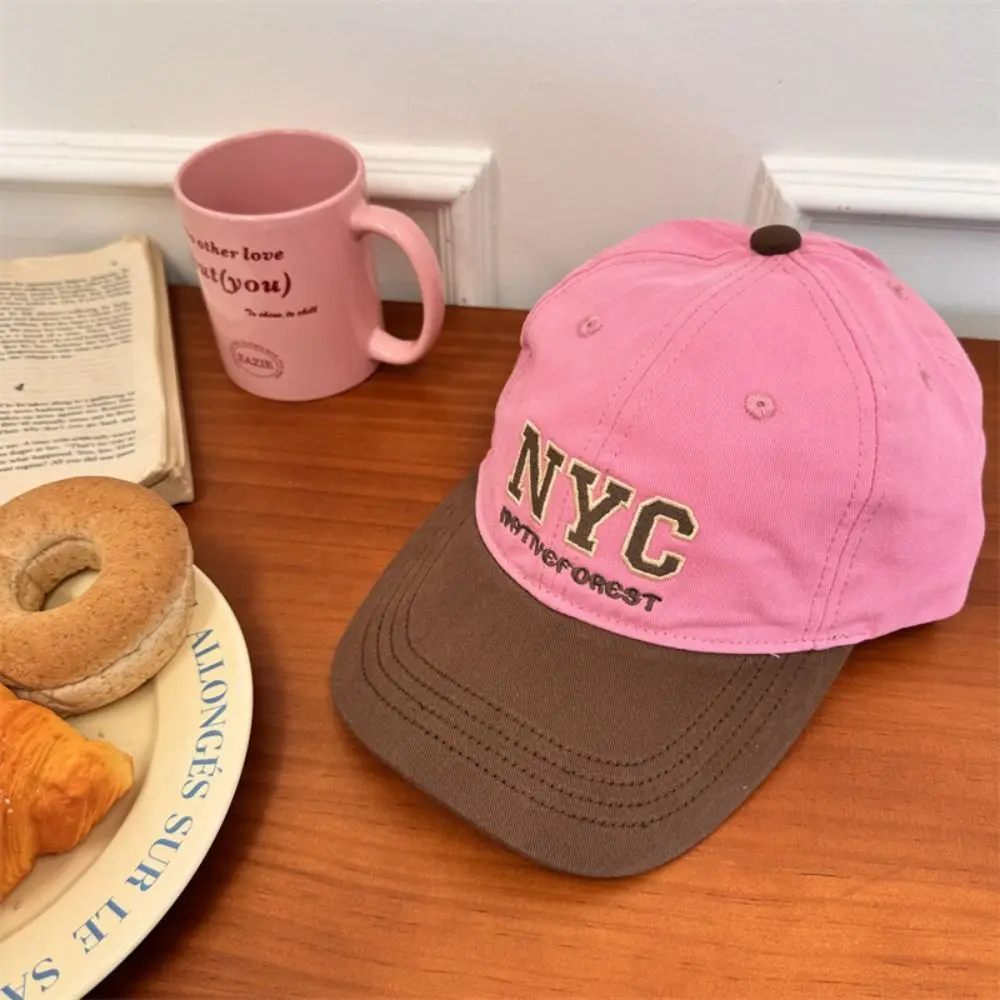 Gorra de béisbol deportiva de algodón con letras ajustables, gorra de lengua de pato Vintage, Anti-UV, letras suaves para exteriores, gorra de béisbol Unisex - imagen 4