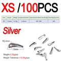 XS 100pcs Silver