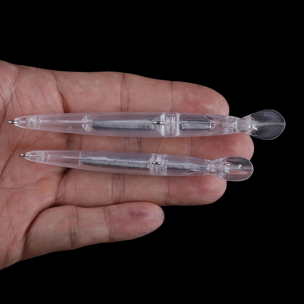 Señuelo Minnow en Blanco Chan'sHuang – Wobbler artesanal - imagen 4