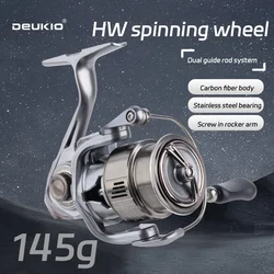 Carrete DEUKIO Luya fibra carbono ultraligero