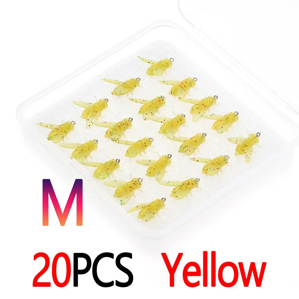 20pcs Yellow M