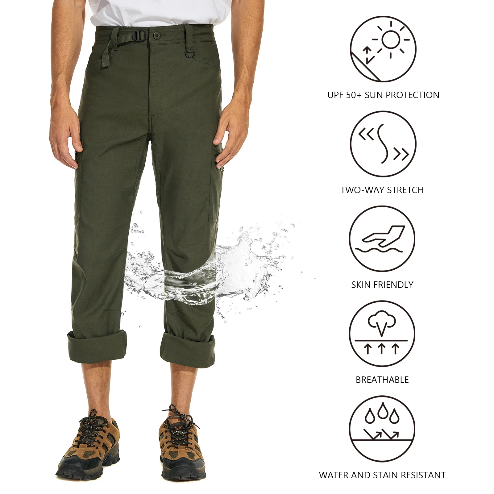 Pantalones en uso de senderismo y golf